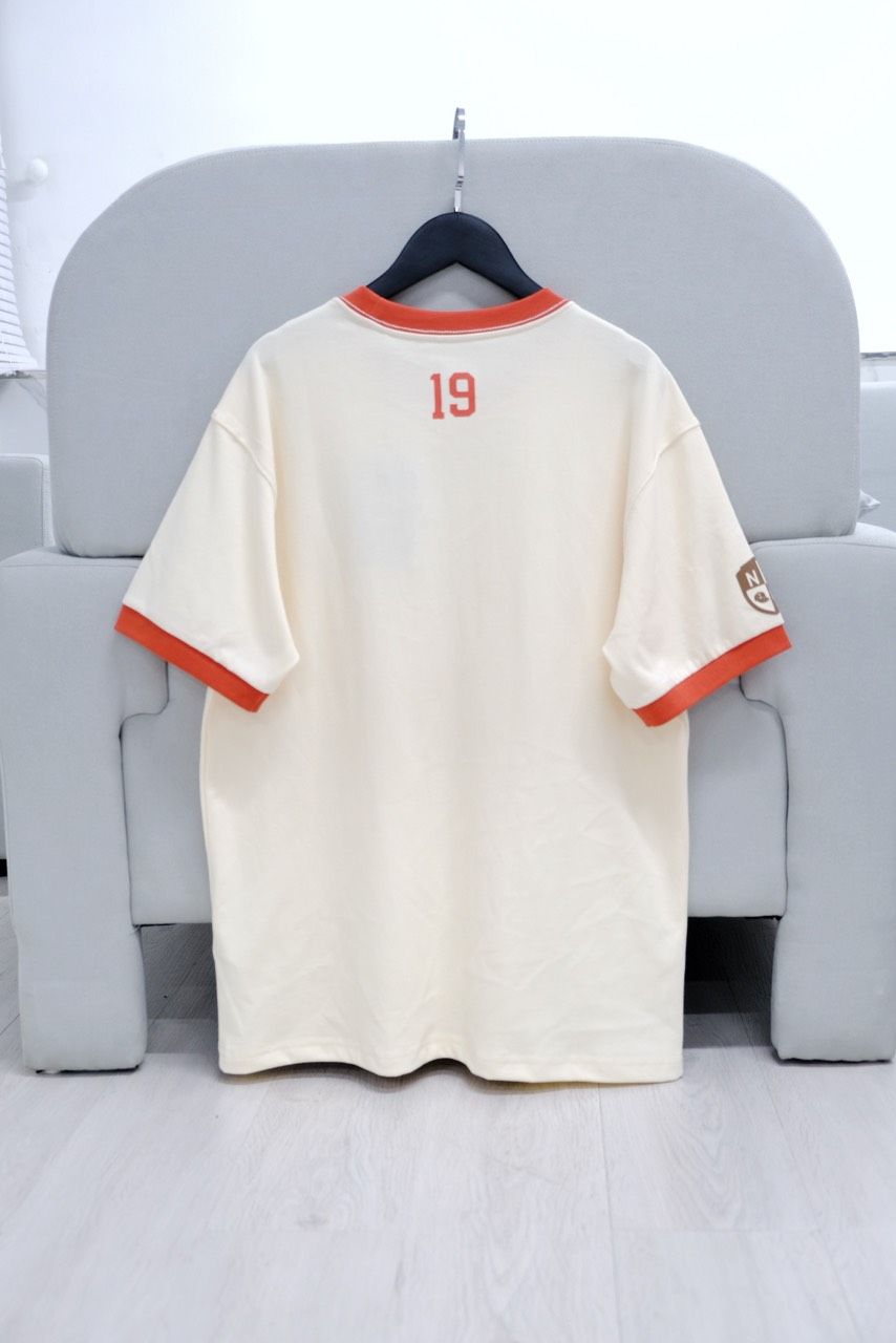  SALE - Áo Thun New Era Kem Bo Cam I 13558561 Hàng Chính Hãng 