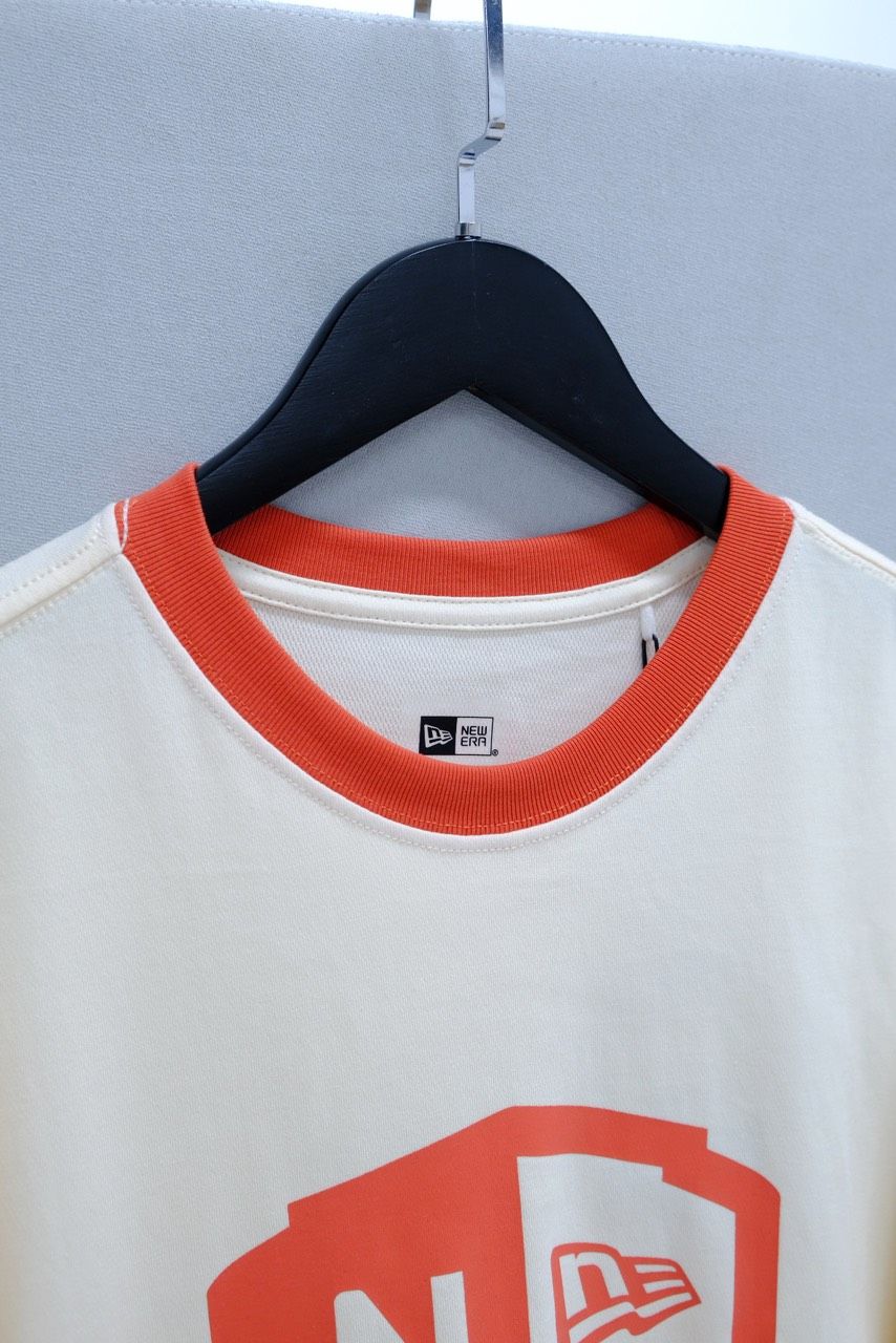  SALE - Áo Thun New Era Kem Bo Cam I 13558561 Hàng Chính Hãng 