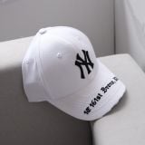  Mũ Nón MLB Ny Trắng Rách Hàng Chính Hãng 