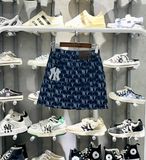  Chân Váy Denim MLB Skirt Mono GREYB Logo Thêu | 3FDSM0734 Hàng Chính Hãng 