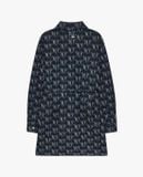  Đầm sơ mi denim tay dài Monogram MLB | 3FDDM0734 Chính Hãng 