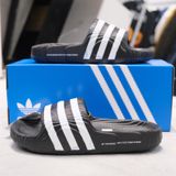  Dép Adidas Adilette22 Màu Đen Sọc Trắng | IF3670 Hàng Chính Hãng 