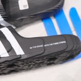  Dép Adidas Adilette22 Màu Đen Sọc Trắng | IF3670 Hàng Chính Hãng 