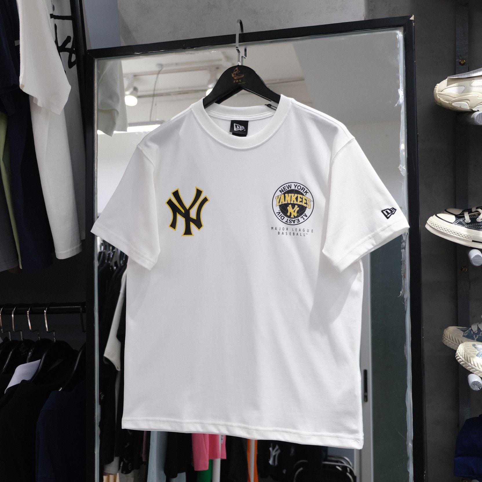  SALE - Áo Thun New Era Major Trắng I 13556979 Hàng Chính Hãng 