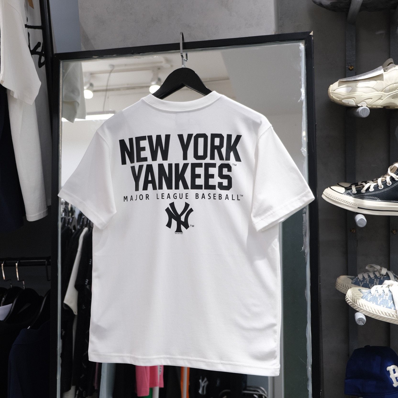  SALE - Áo Thun New Era Major Trắng I 13556979 Hàng Chính Hãng 