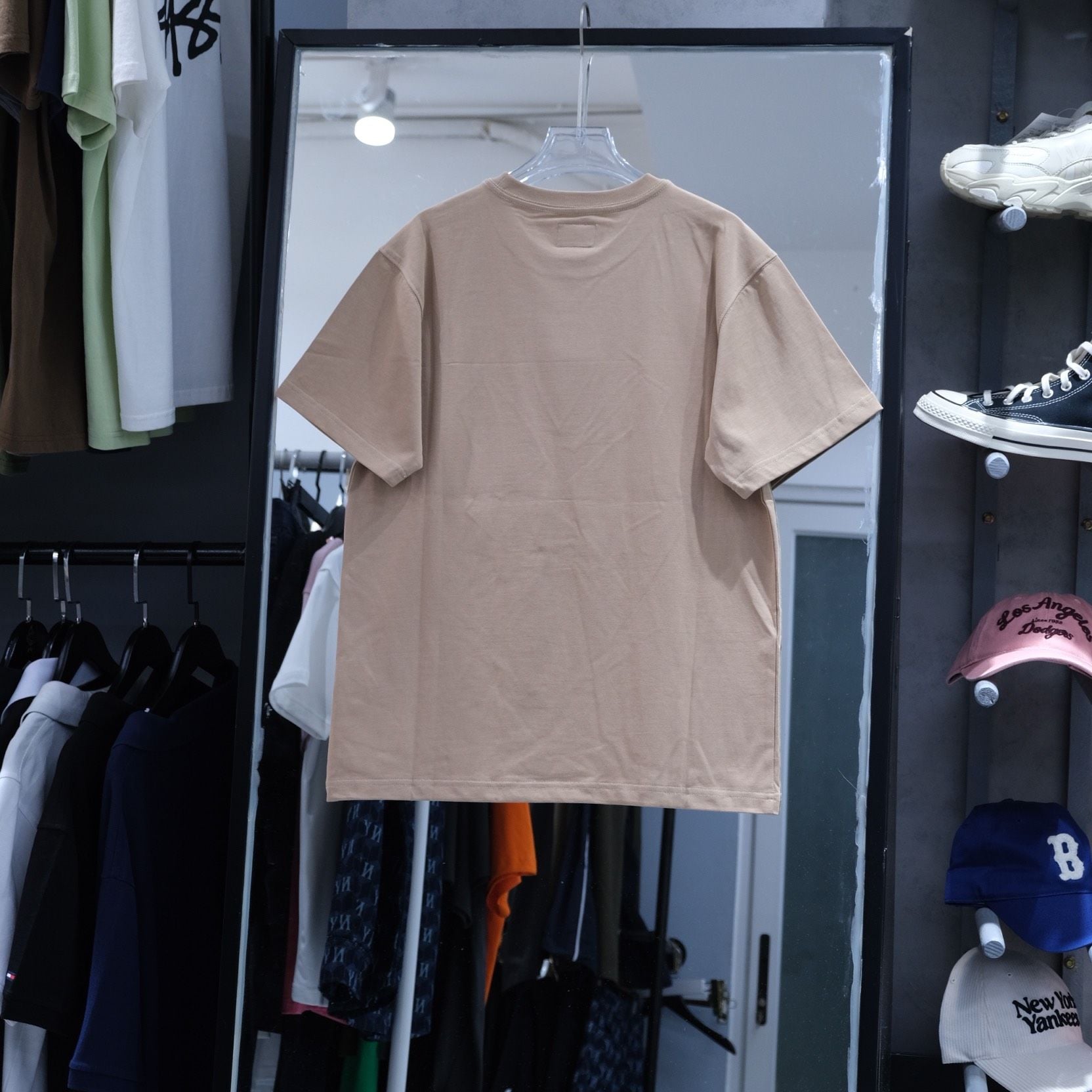  Áo Thun New Era NY Nâu Nổi I 14187349 Hàng Chính Hãng 