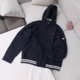  Áo Khoác Tommy Hilfiger Nylon Plain Logo Navy I 78J3041 410 Hàng Chính Hãng 