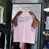  SALE - Áo Thun New Era La Hồng Tay Nâu I 14385045 Hàng Chính Hãng 