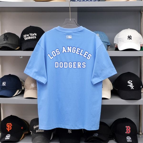  Áo Thun MLB La Xanh Dương Chính Hãng 3ATSV0533 