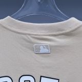  Áo Thun MLB Boston Red Sox Khaki Hàng Chính Hãng 3ATSV0533 