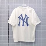  Áo Thun MLB Ny Monogram Biglux Trắng 3ATSM0343 Hàng Chính Hãng 