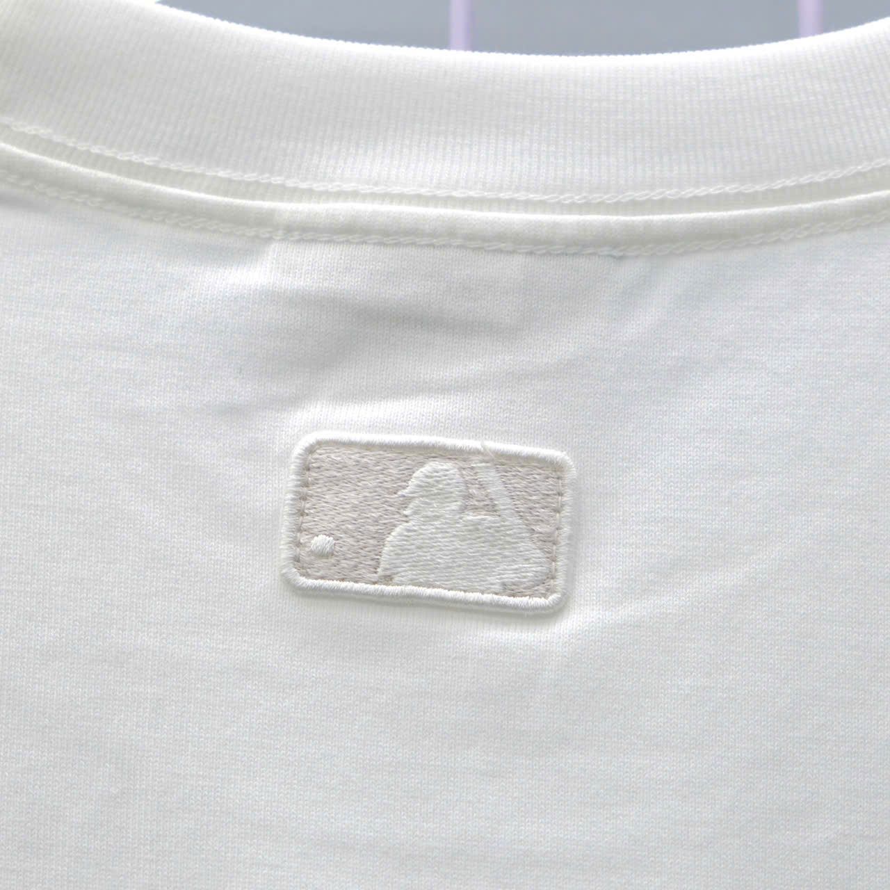  Áo Thun MLB Ny Monogram Biglux Trắng 3ATSM0343 Hàng Chính Hãng 