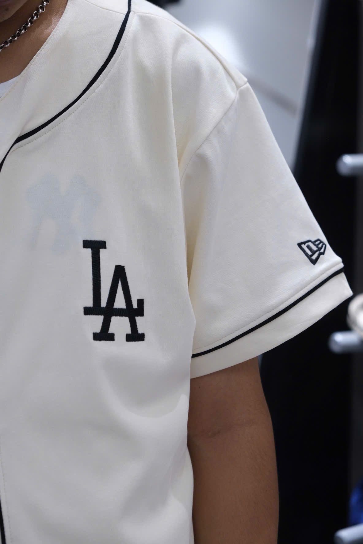  Áo Jersey New Era Bóng Chày LA Kem Chính Hãng CODE Áo: 13573572 