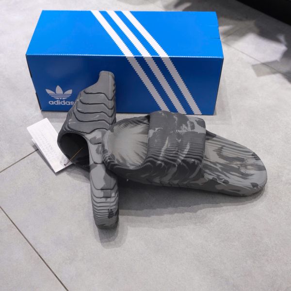  Dép Adidas Adilette22 Màu Xám Xi Măng Loang | Code: IE7760 Hàng Chính Hãng 