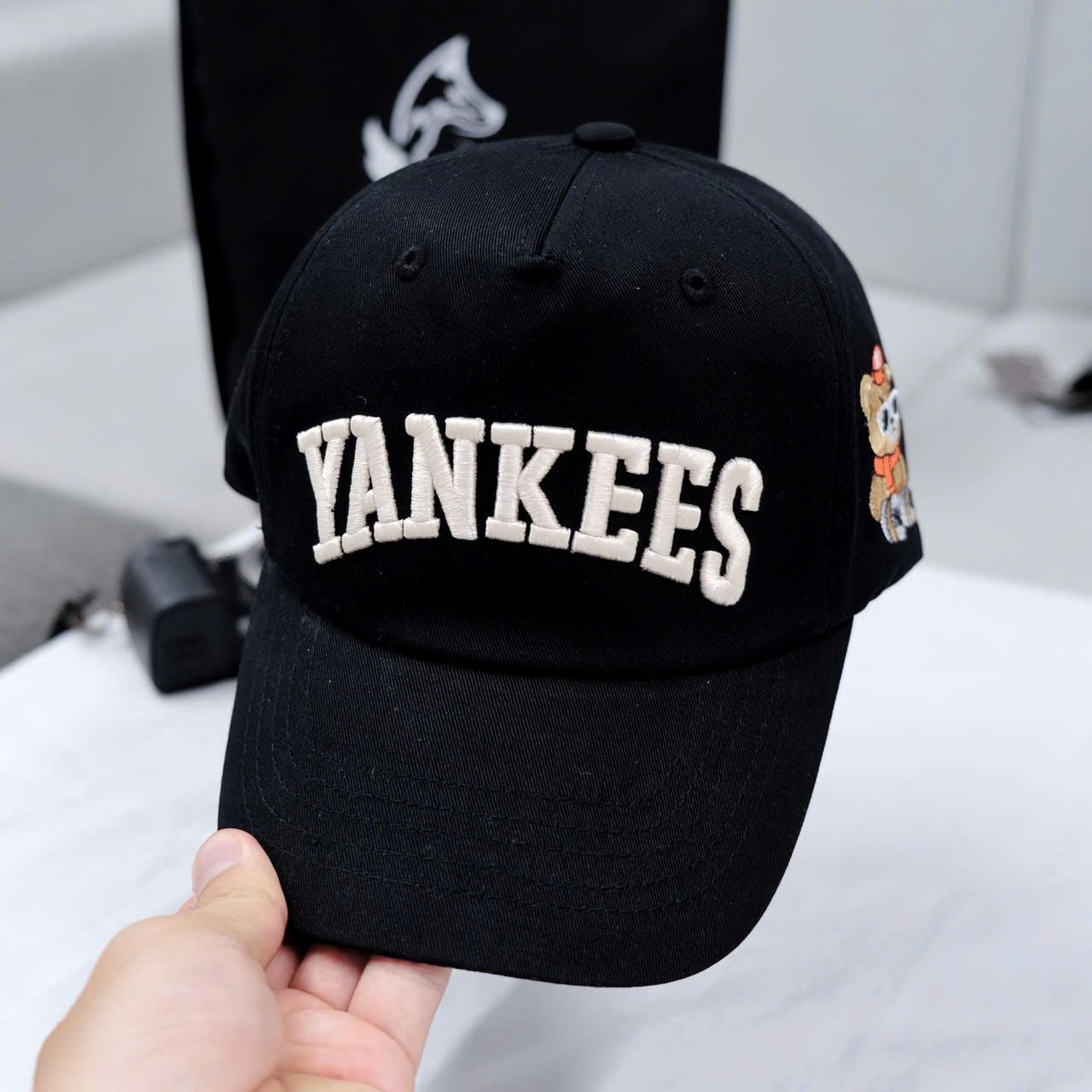  Mũ Nón MLB Yankees Gấu Đen Chính Hãng 