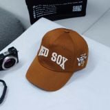 Mũ Nón MLB Red Sox Gấu Nâu Chính Hãng 
