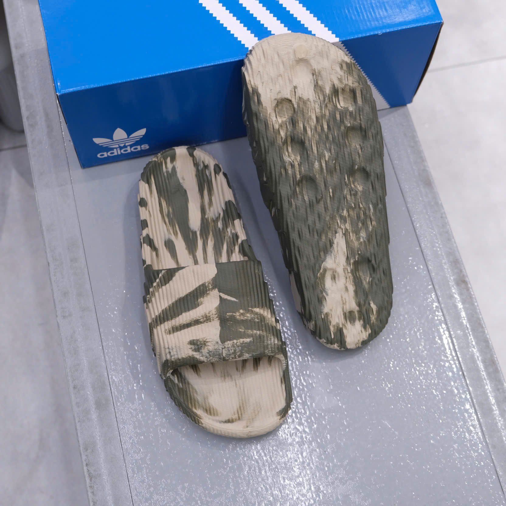  Dép Adidas Adilette22 Màu Matcha Loang I Code: IG5918 