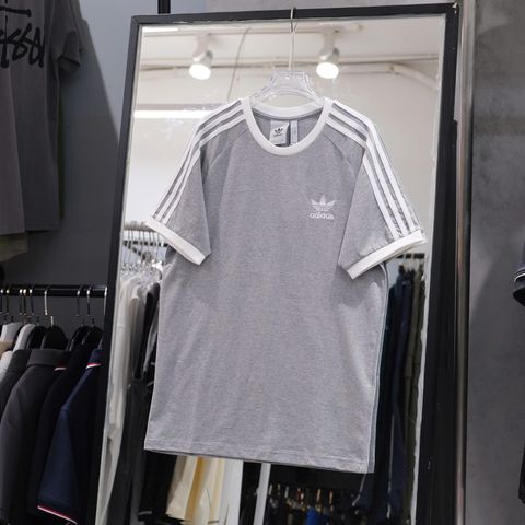 Áo Thun Adidas 3 Sọc Adicolor Màu Xám  IA4848 Chính Hãng