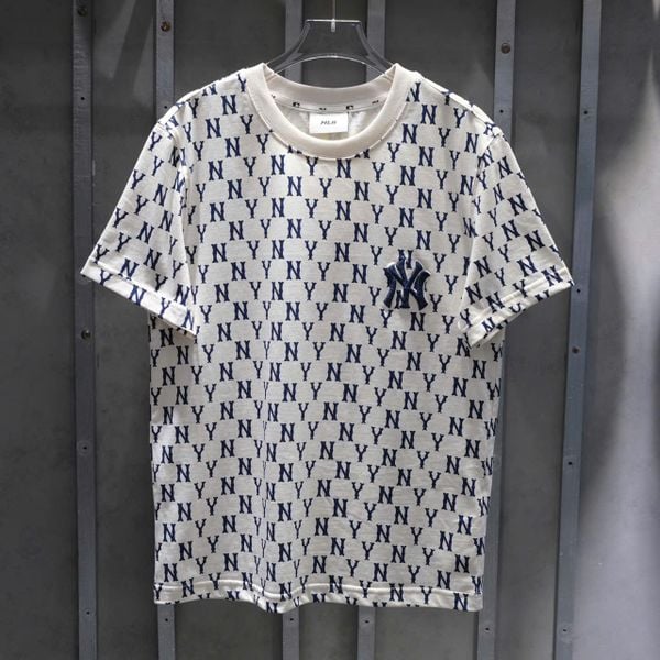  Áo Thun MLB Ny Mono Kem Chính Hãng 