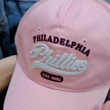  Mũ Nón MLB Philadelphia Phillies Hồng Hàng Chính Hãng 3ACPVL24N-10PKM 