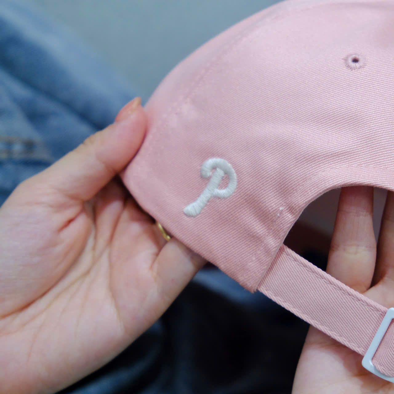  Mũ Nón MLB Philadelphia Phillies Hồng Hàng Chính Hãng 3ACPVL24N-10PKM 