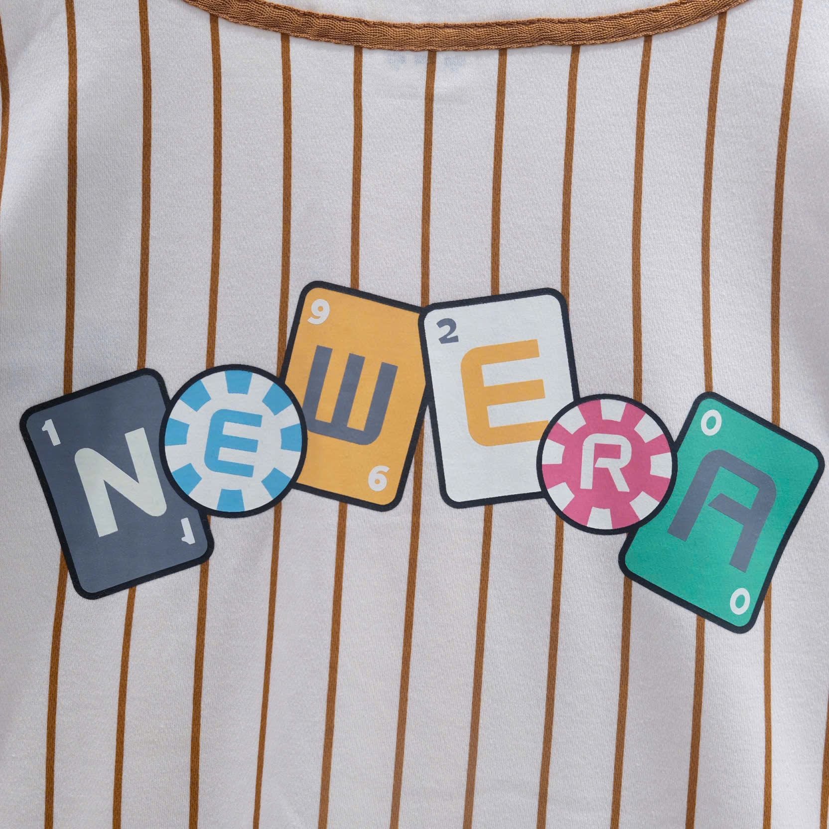  SALE - Áo New Era Jersey Tay Dài Kem Sọc Nâu Hàng Chính Hãng | 13789278 