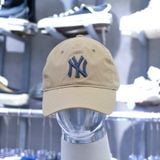  Mũ Nón MLB NY Be Chữ Xám Hàng Chính Hãng 3ACP6601N 