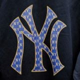  MLB - Áo Sweater MLB Monogram Season 2024 Màu Đen Hàng Chính Hãng 