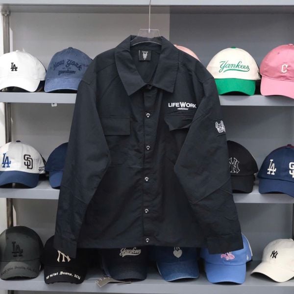  Áo Jacket Life Work Đen Hàng Chính Hãng | Fox Sneaker 