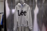  Áo Hoodie Lee Big Twitch Loose Màu Xám Hàng Chính Hãng 