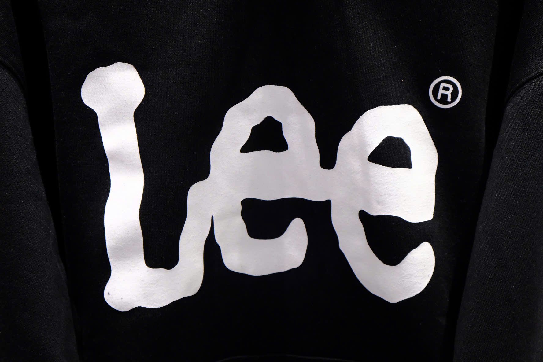  Áo Hoodie Lee Big Twitch Loose Màu Đen Hàng Chính Hãng 