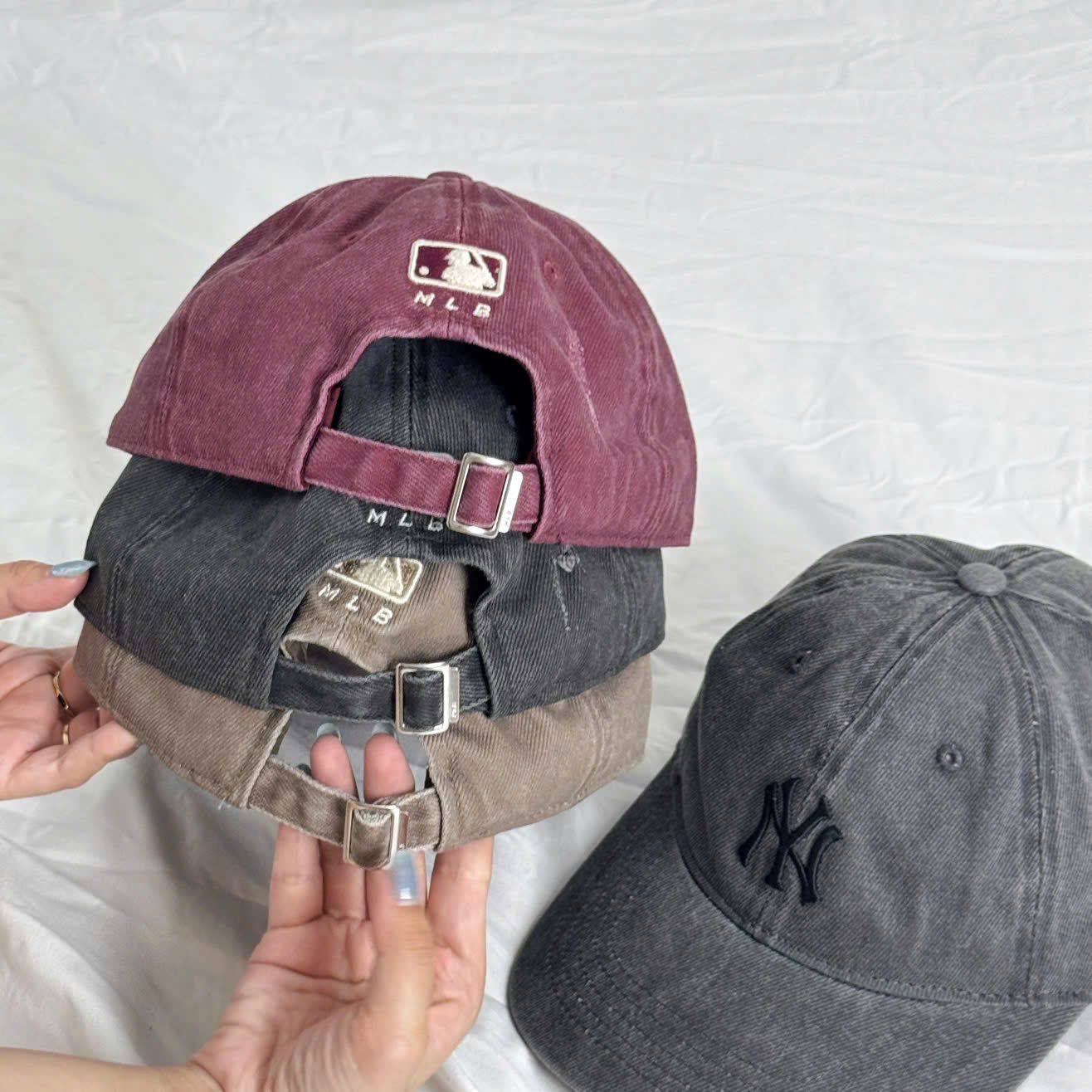  Mũ Nón MLB Jean Rách Nhiều Màu Hàng Chính Hãng 