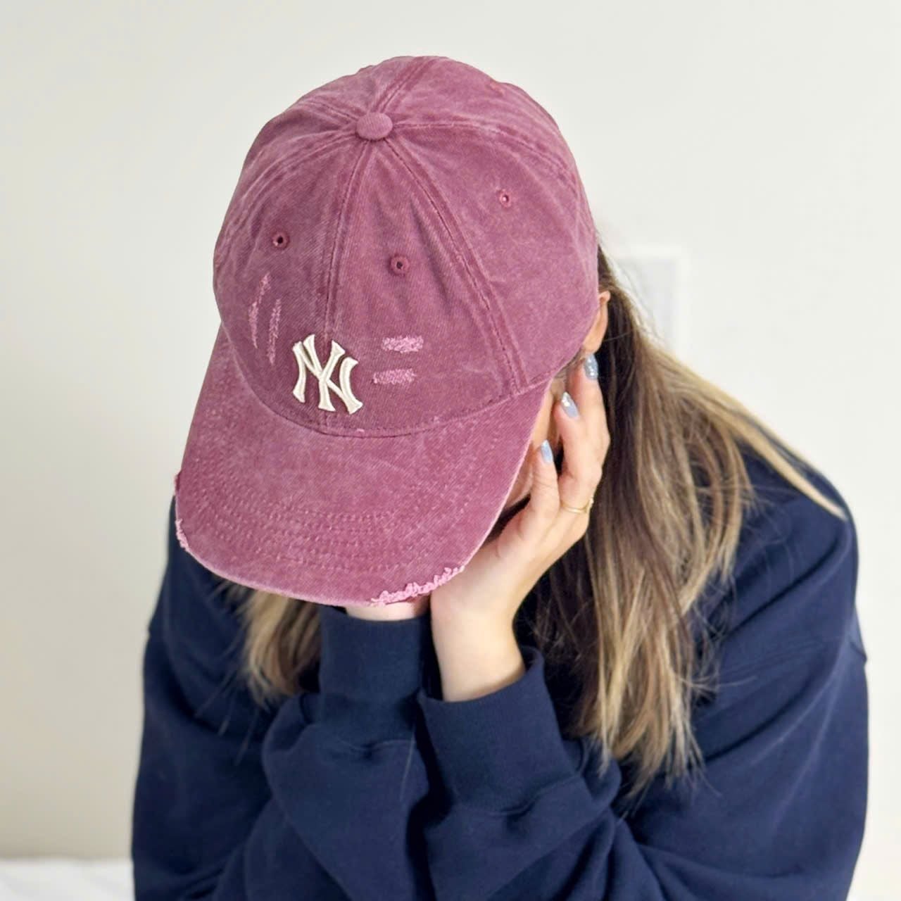  Mũ Nón MLB Jean Rách Nhiều Màu Hàng Chính Hãng 