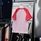  SALE - Áo Thun New Era Yankees Hồng Tay Đỏ Hàng Chính Hãng | 12554687 