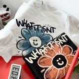  Áo Sweater What is isnt Đen và Xám Basic Hàng Chính Hãng 