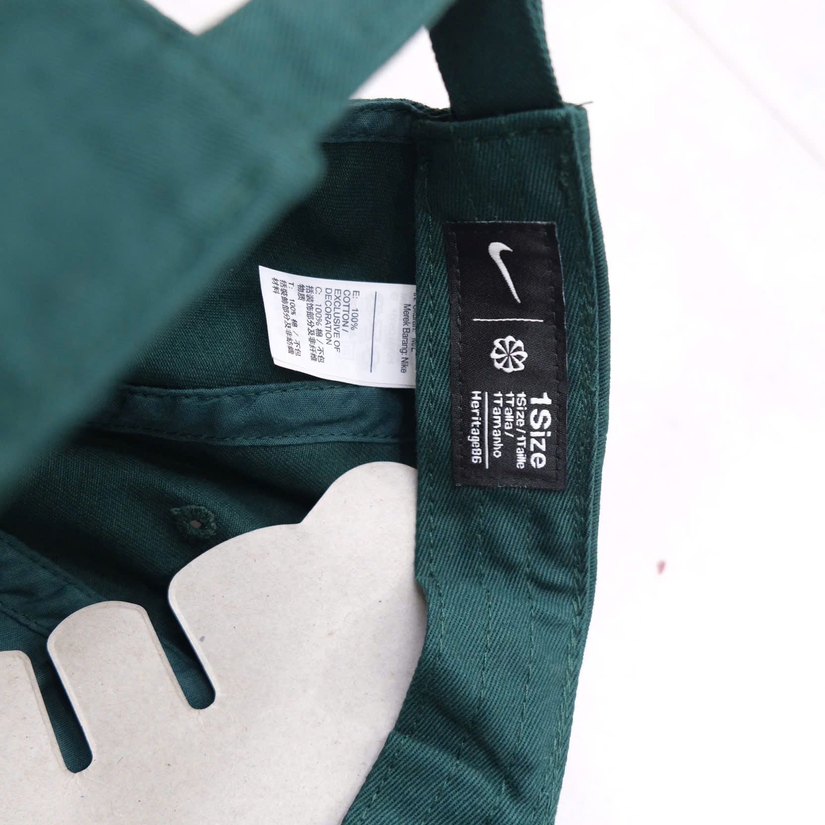  Mũ Nón Nl.K.E Sportswear Heritage86 Futura Washed Màu Xanh Rêu 