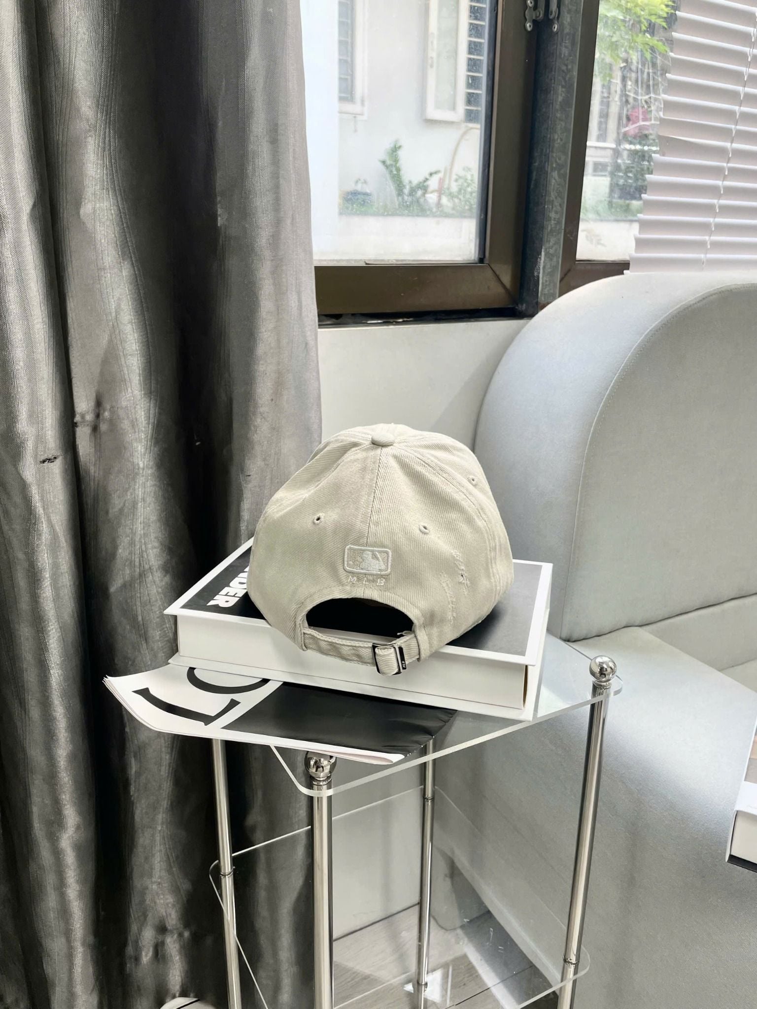  Mũ Nón MLB C Kem Rách Hàng Chính Hãng | Fox Sneaker 