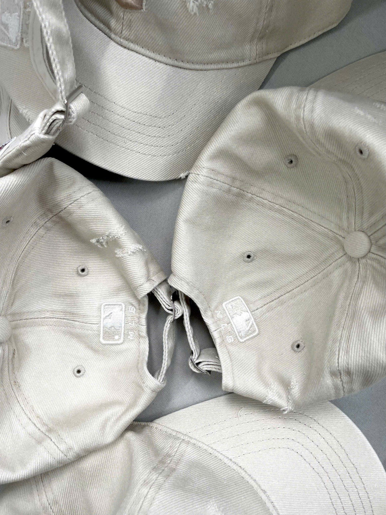  Mũ Nón MLB C Kem Rách Hàng Chính Hãng | Fox Sneaker 