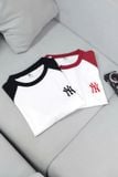  Pack 2 Áo Thun New Era Trắng Tay Đỏ Đen Hàng Chính Hãng | Fox Sneaker 