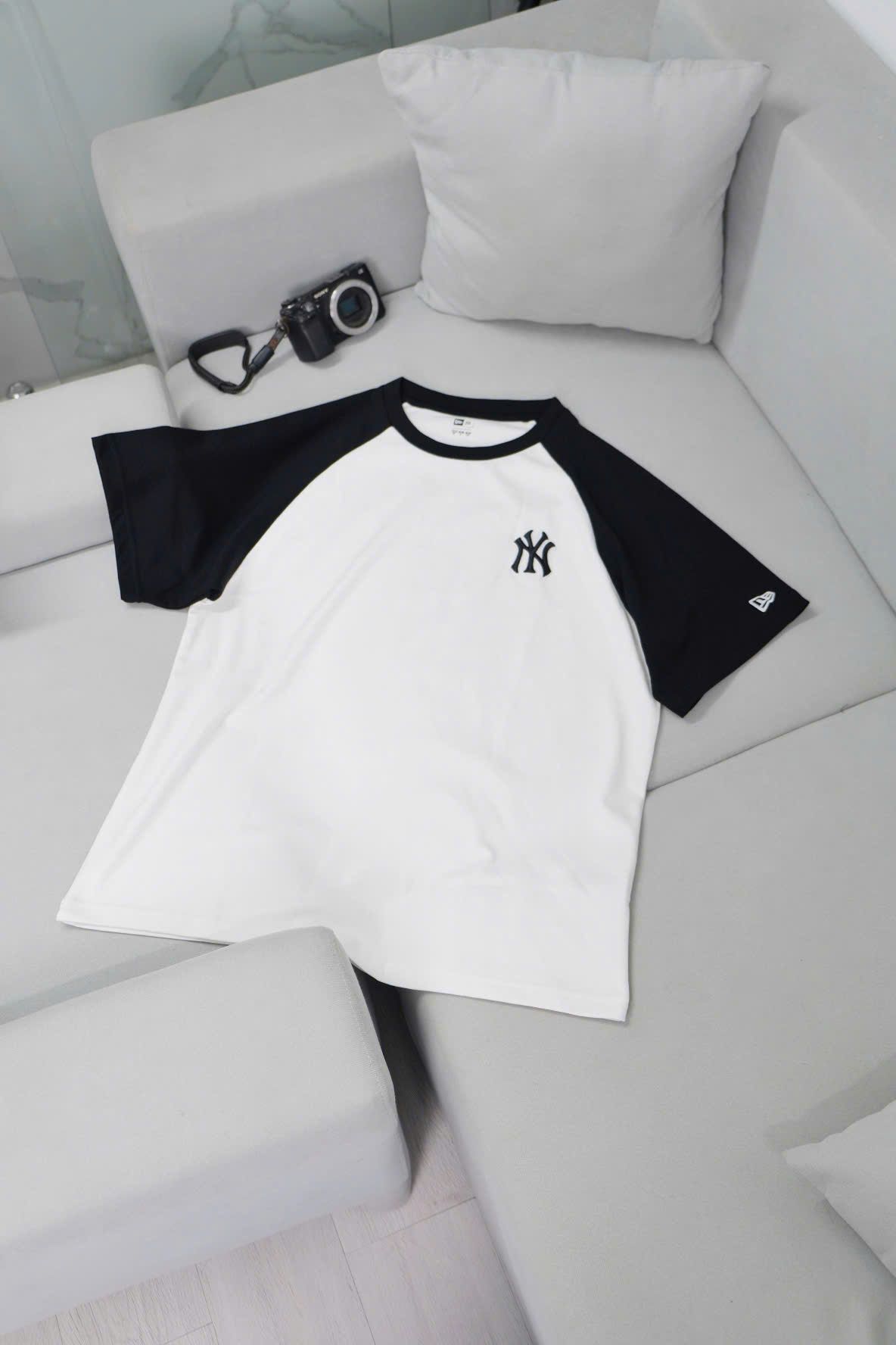  Pack 2 Áo Thun New Era Trắng Tay Đỏ Đen Hàng Chính Hãng | Fox Sneaker 