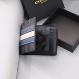  Ví Coach Đen 3 Sọc Hàng Chính Hãng | Fox Sneaker 