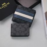  Ví Coach Đen 3 Sọc Hàng Chính Hãng | Fox Sneaker 