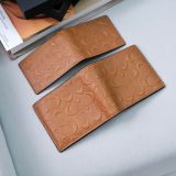  Ví Coach Da Nâu Logo Dập Nổi Hàng Chính Hãng | Fox Sneaker 