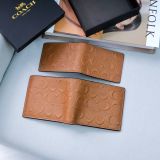  Ví Coach Da Nâu Logo Dập Nổi Hàng Chính Hãng | Fox Sneaker 