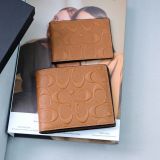  Ví Coach Da Nâu Logo Dập Nổi Hàng Chính Hãng | Fox Sneaker 