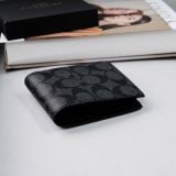  Ví Coach Mono Xám Đen Hàng Chính Hãng | Fox Sneaker 