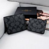  Ví Coach Mono Xám Đen Hàng Chính Hãng | Fox Sneaker 