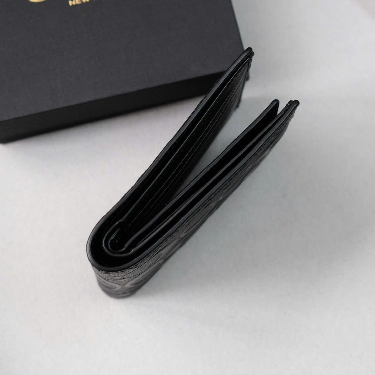  Ví Coach Da Đen Logo Dập Nổi Hàng Chính Hãng | Fox Sneaker 