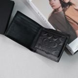  Ví Coach Da Đen Logo Dập Nổi Hàng Chính Hãng | Fox Sneaker 