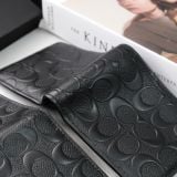  Ví Coach Da Đen Logo Dập Nổi Hàng Chính Hãng | Fox Sneaker 